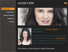 Tablet Screenshot of jacquisim.com